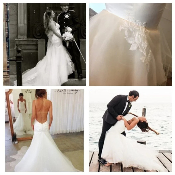 Katie May Charleston Wedding Dress Gown Backless - Picture 6 of 8